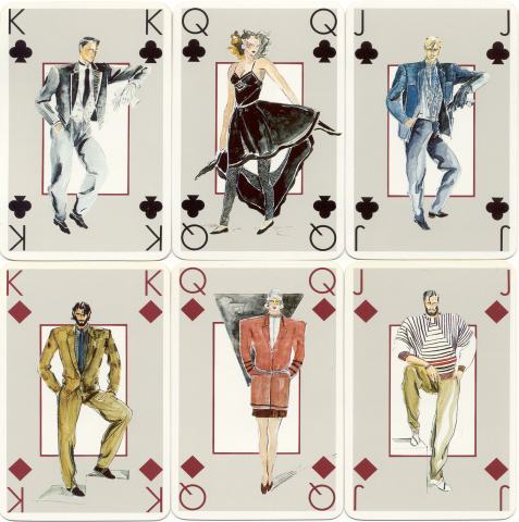 versace playing cards